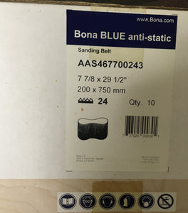 BONA 24 GRIT 7-7/8" x 29-1/2" Sanding Belt