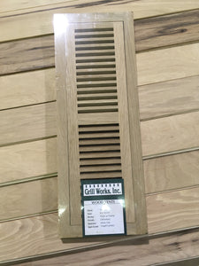 White Oak 4 x 16 Hardwood Vent