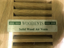 Load image into Gallery viewer, WOODVENTS Red Oak Hardwood floor Vent 4 x 12
