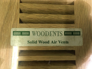 WOODVENTS Red Oak Hardwood floor Vent 4 x 12