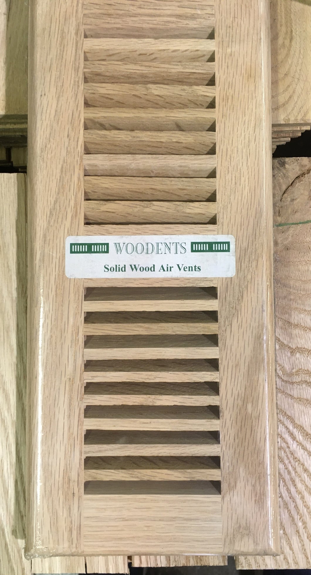 WOODVENTS Red Oak Hardwood floor Vent 4 x 12