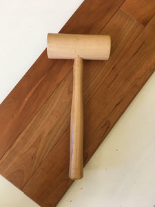 SHA3 Solid Hickory Barrell Shaped Mallet