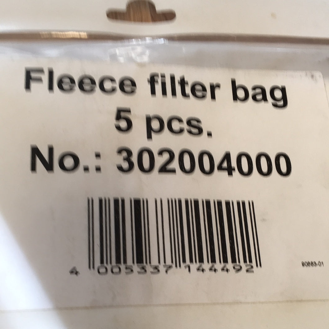Attix Fleece Filter Bag 302004000